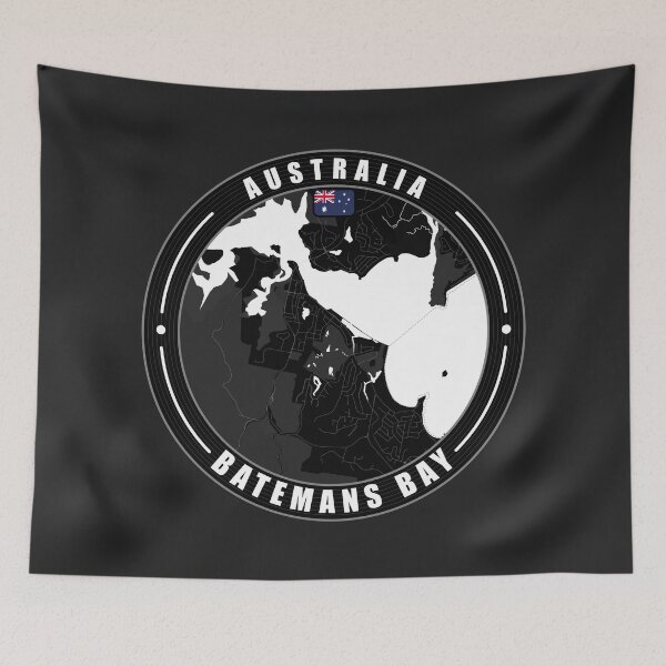 Item preview, Batemans Bay Australia City Map  designed and sold by Thistle-TShop.