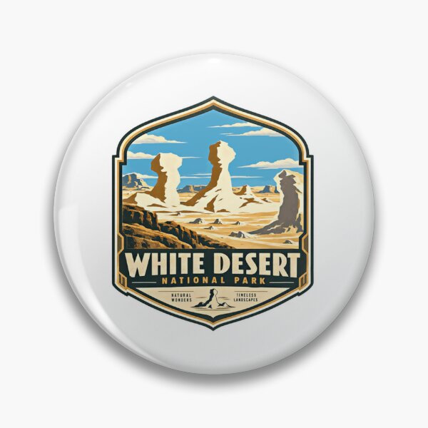 Item preview, White Desert National Park Natural Wonders Timeless Landscapes Travel Nature Explorer designed and sold by Star3NowForMe.