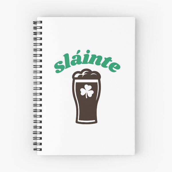 Item preview, Sláinte Irish Cheers Beer Pint Glass Shamrock St Patrick's Day designed and sold by HYPNK.