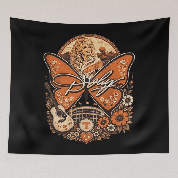 Item preview, Dolly Tennessee Volunteers Butterfly Tribute designed and sold by HitohitoMani.