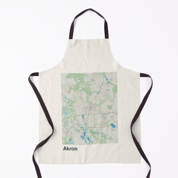 Item preview, Mapa minimalista de Akron designed and sold by MapsNerd.