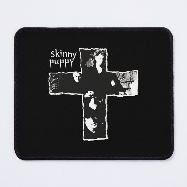 Item preview, Skinny Puppy Cross Portrait Gothic Band Logo designed and sold by AYNASTACIA.