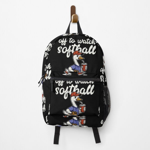 Item preview, Off To Watch Softball Funny Cute Duck Baseball Retro Design designed and sold by JpShop10.