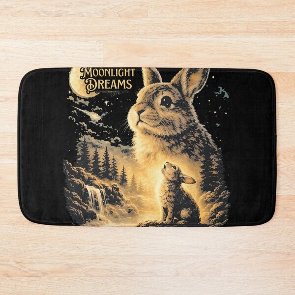 Item preview, Glowing Rabbits Under Moonlit Forest designed and sold by SANTIAGOISNEROS.