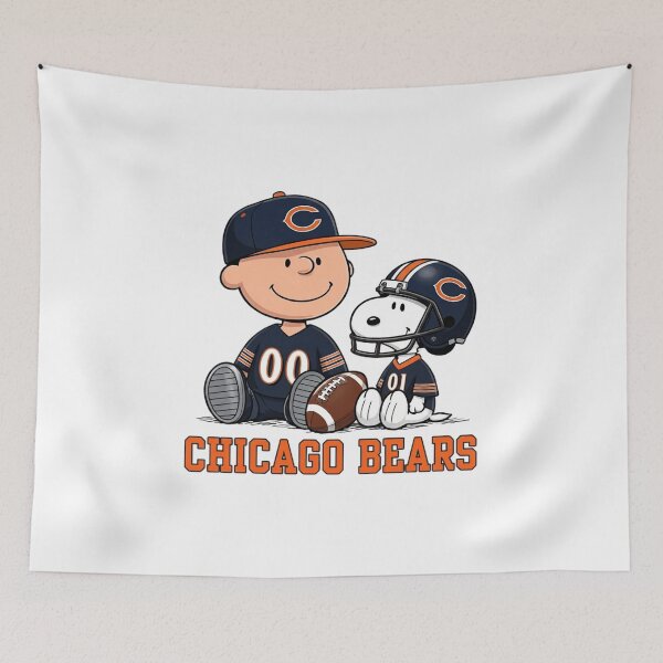Item preview, Snoopy And Charlie Chicago Football Fan designed and sold by CaneufeyCip.