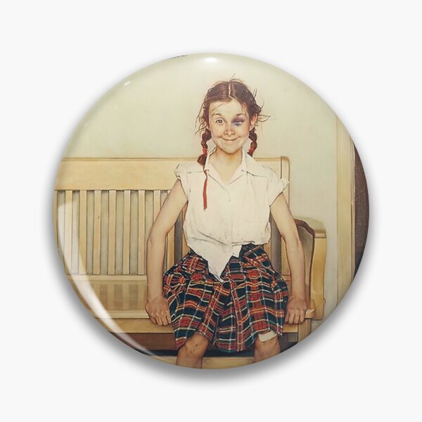 Item preview, Vintage School Girl Waiting In Principal Office Retro designed and sold by bjornzeys.