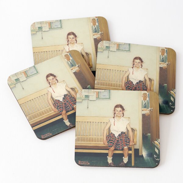 Item preview, Vintage School Girl Waiting In Principal Office Retro designed and sold by bjornzeys.