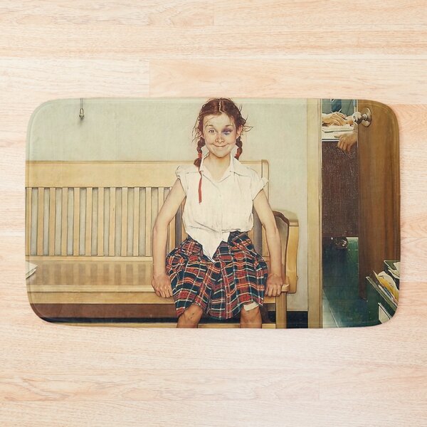 Item preview, Vintage School Girl Waiting In Principal Office Retro designed and sold by bjornzeys.