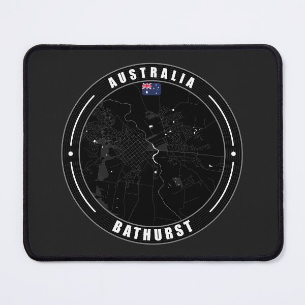 Artikelvorschau, Stadtplan von Bathurst, Australien entworfen und verkauft von Thistle-TShop.