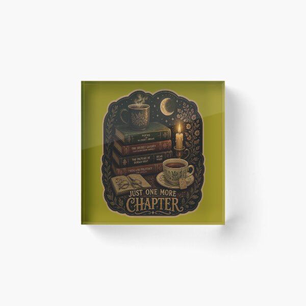 Item preview, Just One More Chapter - Cozy Dark Academia Book Lover designed and sold by creativerooney.