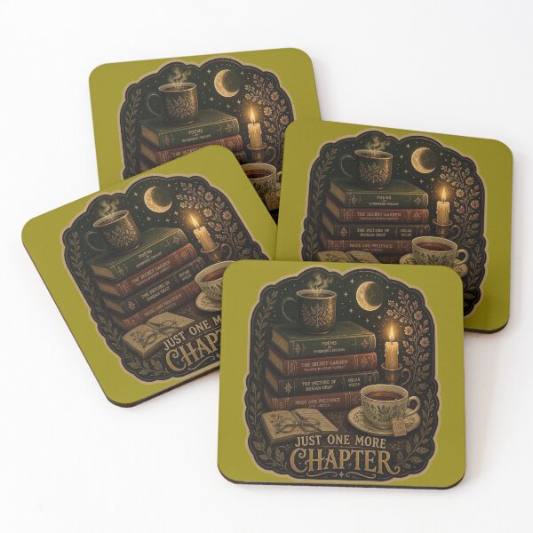Item preview, Just One More Chapter - Cozy Dark Academia Book Lover designed and sold by creativerooney.