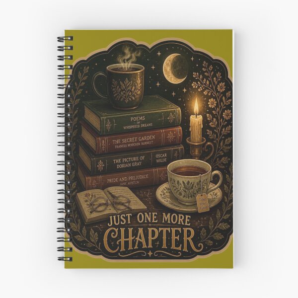 Item preview, Just One More Chapter - Cozy Dark Academia Book Lover designed and sold by creativerooney.