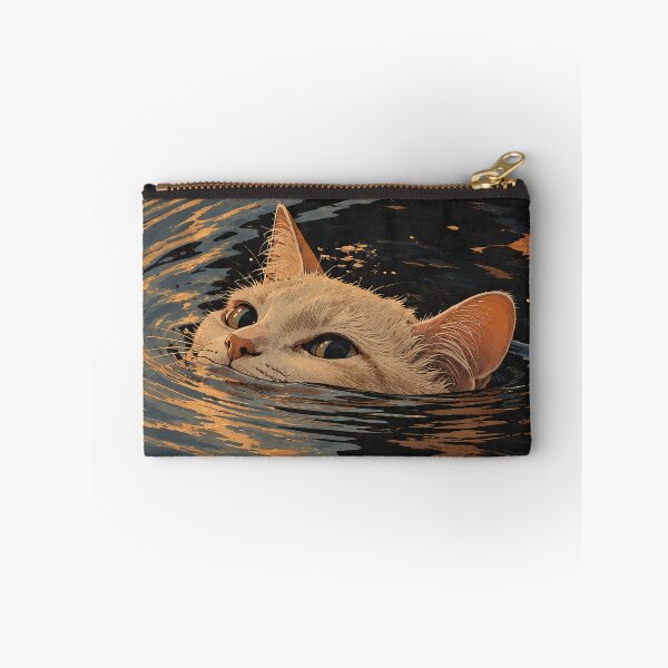 Item preview, Autumn Swim Cat designed and sold by H-Tsvetkova.