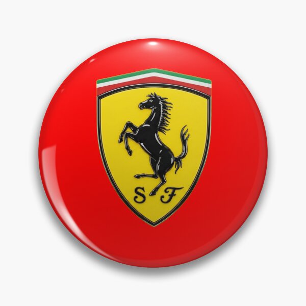 Item preview, Ferrari Shield Prancing Horse Italian Racing Emblem designed and sold by Wearecarlovers-.