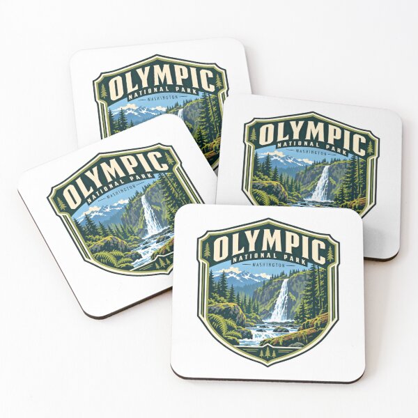 Item preview, Olympic National Park Washington Travel Hiker Outdoors National Park Souvenir designed and sold by Star3NowForMe.