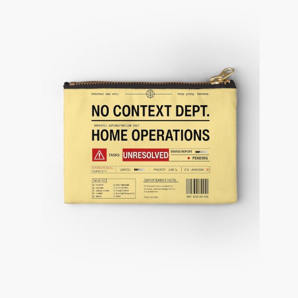 Item preview, Home Operations Funny Typography designed and sold by nocontextdept.