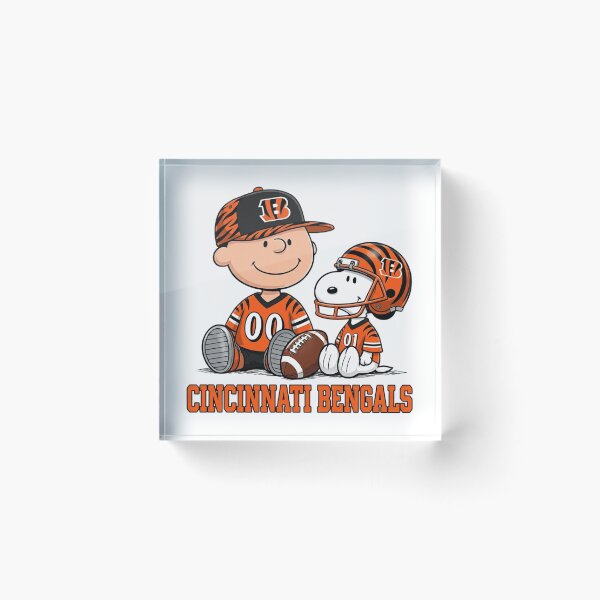 Item preview,  Snoopy And Charlie Cincinnati Football Fan designed and sold by CaneufeyCip.
