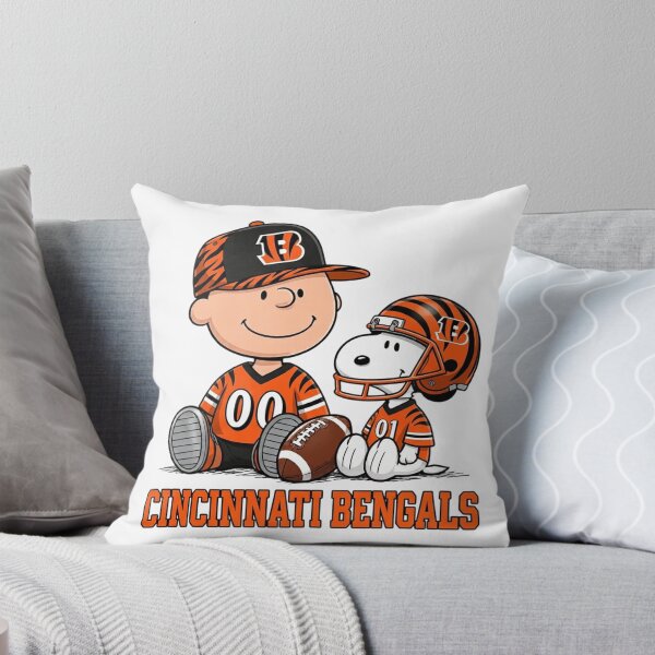 Item preview,  Snoopy And Charlie Cincinnati Football Fan designed and sold by CaneufeyCip.
