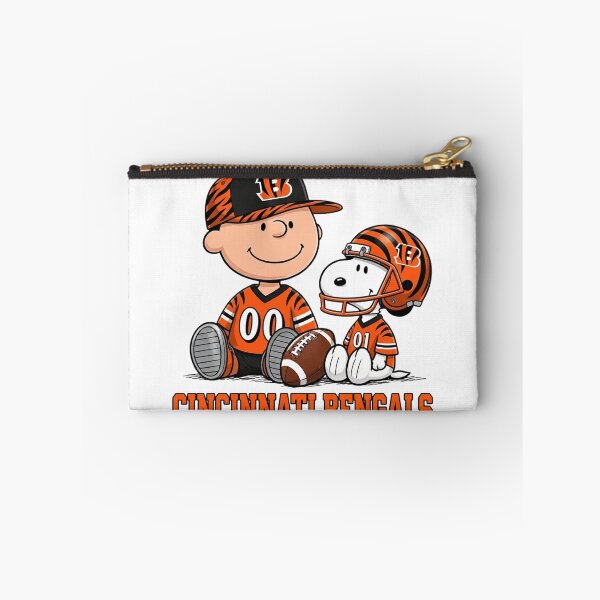 Item preview,  Snoopy And Charlie Cincinnati Football Fan designed and sold by CaneufeyCip.