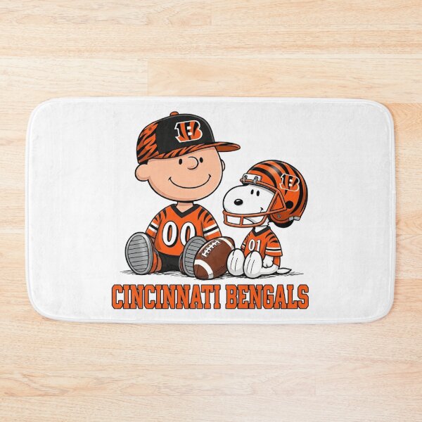 Item preview,  Snoopy And Charlie Cincinnati Football Fan designed and sold by CaneufeyCip.