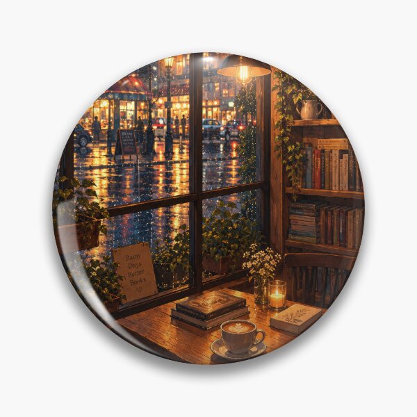 Item preview, Rainy Nights & Better Books designed and sold by H-Tsvetkova.
