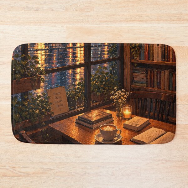 Item preview, Rainy Nights & Better Books designed and sold by H-Tsvetkova.