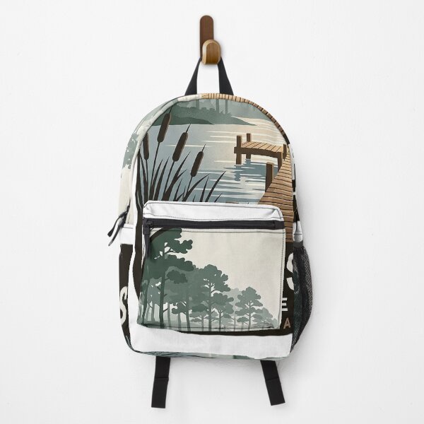 Item preview, Lake Shelby Fishing Pier Sticker - Gulf State Park Gulf Shores Alabama designed and sold by DetourDgn.