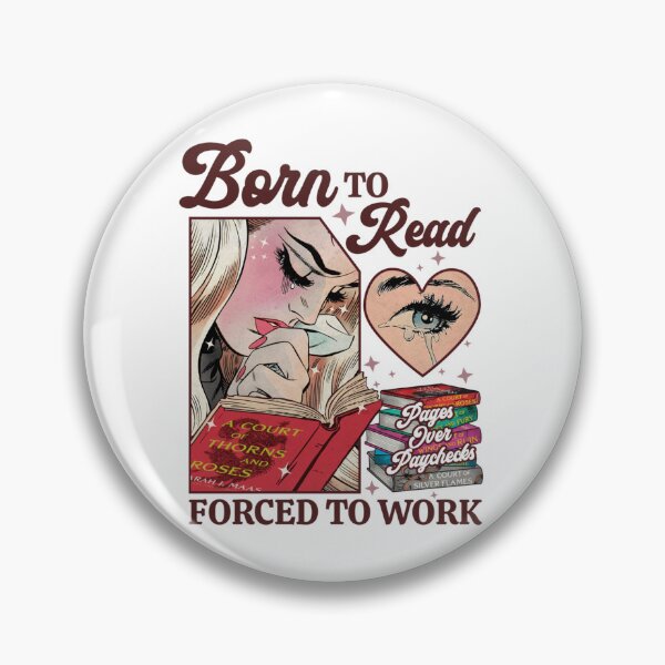 Item preview, Born To Read Forced To Work Pages Over Paychecks designed and sold by Chrisritsch.