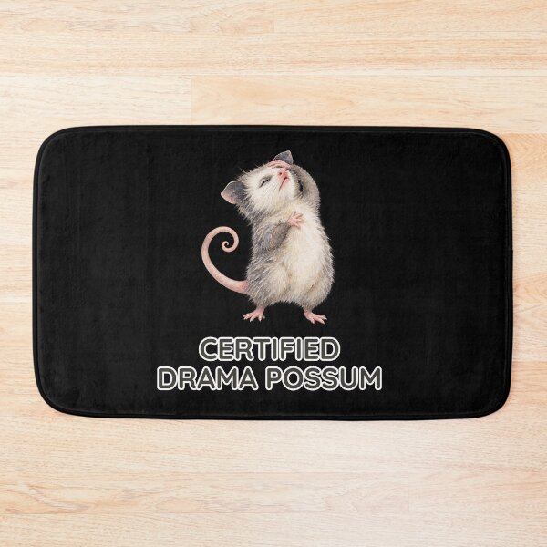 Item preview, Certified Drama Possum Funny Opossum Watercolor designed and sold by Ela-graphicwiz.