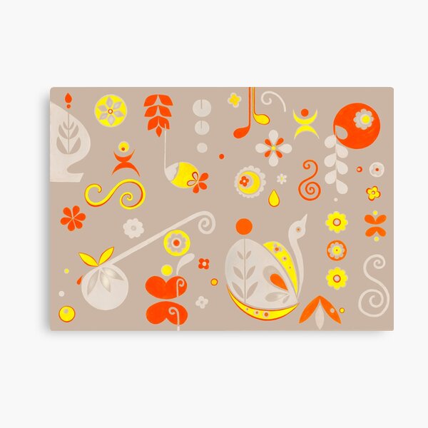 Saraswati Alpana Canvas Print