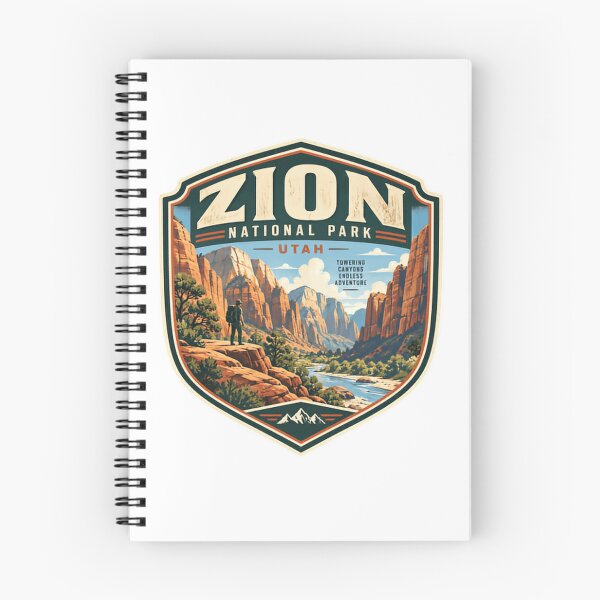 Item preview, Zion National Park Utah Towering Canyons Endless Adventure Hiker Traveler Outdoors designed and sold by Star3NowForMe.