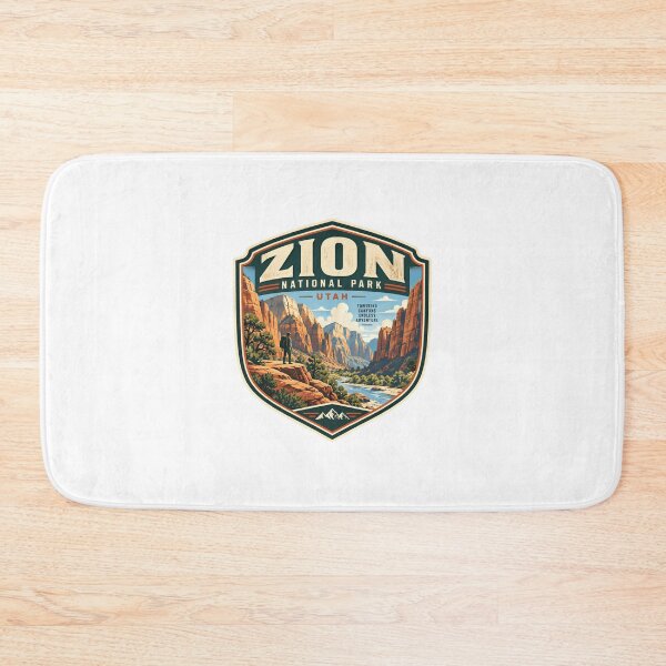 Item preview, Zion National Park Utah Towering Canyons Endless Adventure Hiker Traveler Outdoors designed and sold by Star3NowForMe.