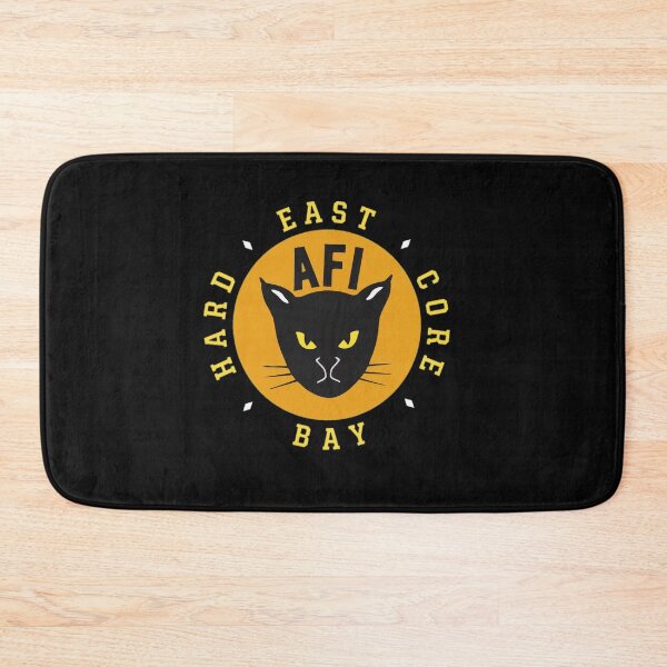 Item preview, East AFI Hard Core Bay Black Cat Emblem designed and sold by AYNASTACIA.