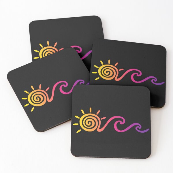 Item preview, 2 Sun and Waves Gradient Doodle Graphic designed and sold by YarningsandYear.