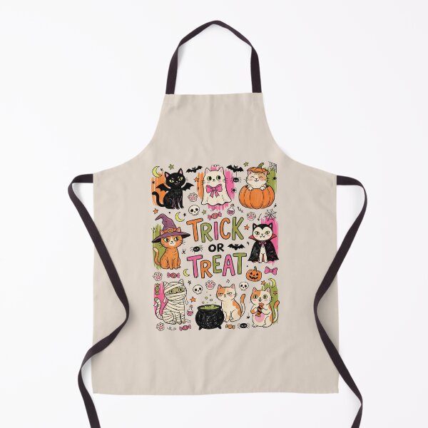 Item preview, Trick or Treat Halloween Cats designed and sold by dudelinart.