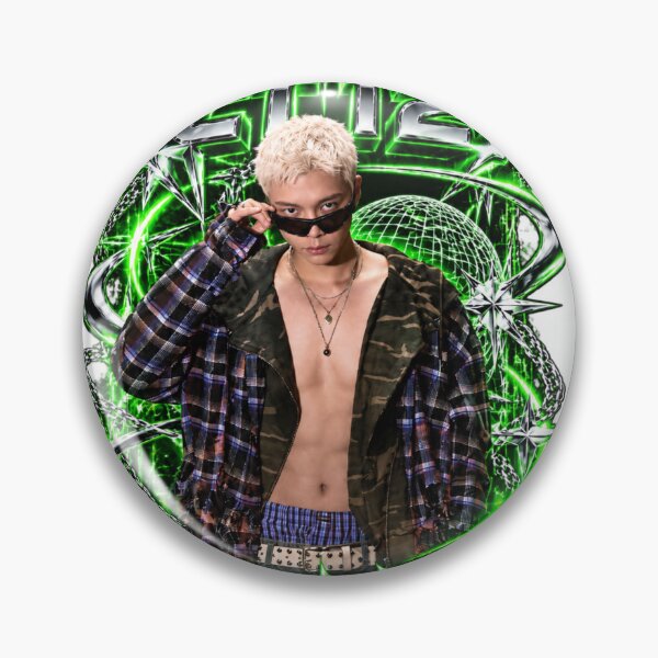 Item preview, Blingy Johnny NCT Electric Green Tribal Chrome Graphic designed and sold by Valeree Store.