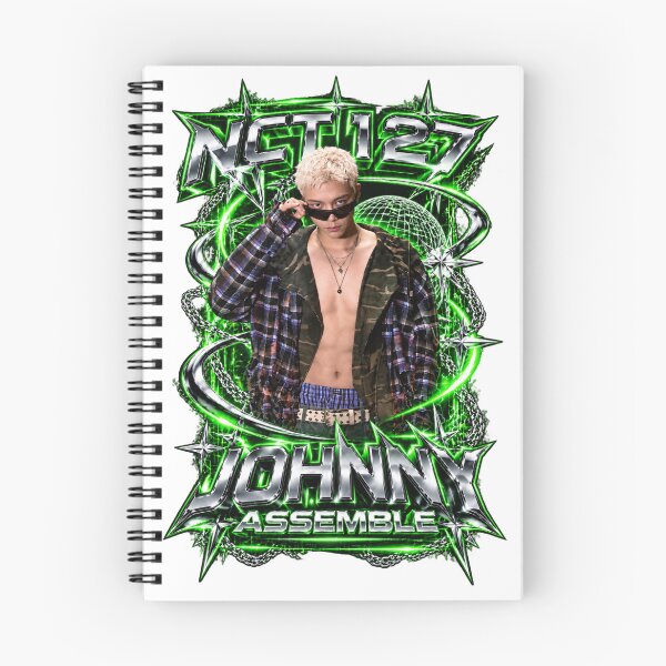 Item preview, Blingy Johnny NCT Electric Green Tribal Chrome Graphic designed and sold by Valeree Store.