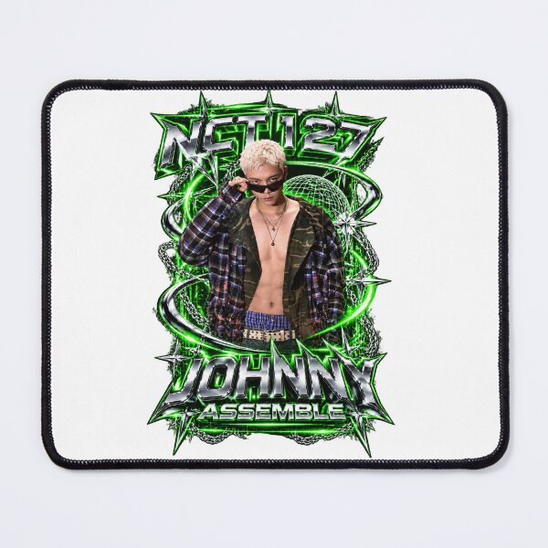 Item preview, Blingy Johnny NCT Electric Green Tribal Chrome Graphic designed and sold by Valeree Store.