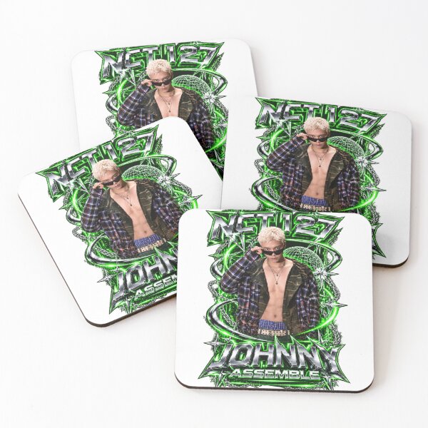 Item preview, Blingy Johnny NCT Electric Green Tribal Chrome Graphic designed and sold by Valeree Store.