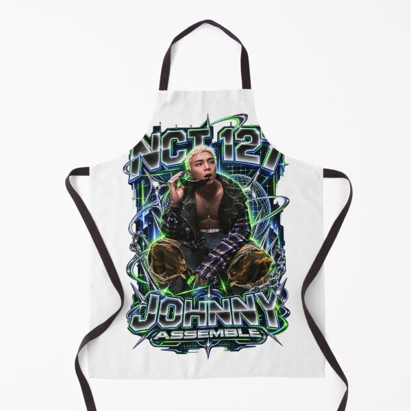 Item preview,  NCT Johnny Assemble Y2K Acid Graphic Neon Glow Art designed and sold by Valeree Store.