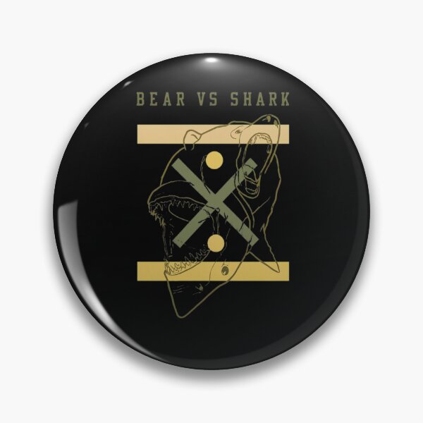 Item preview, Bear Vs Shark  Animal Confrontation  designed and sold by AYNASTACIA.