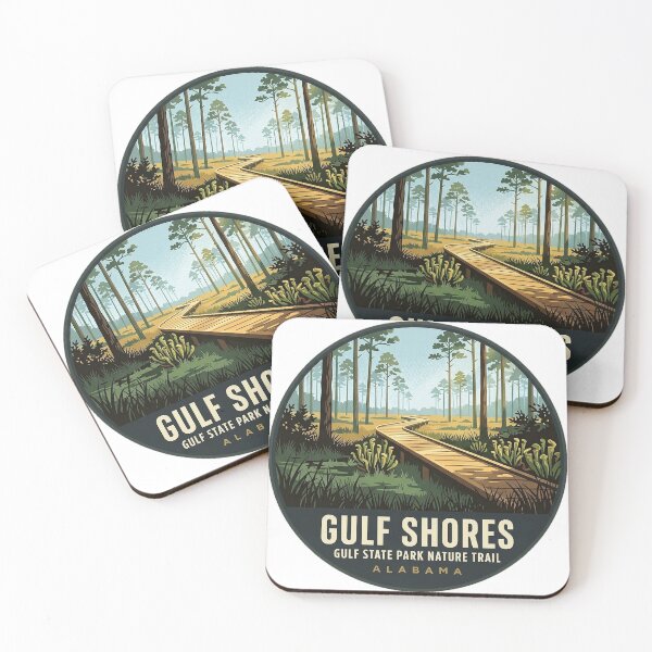 Item preview, Gulf State Park Nature Trail Boardwalk Sticker - Gulf Shores Alabama designed and sold by DetourDgn.