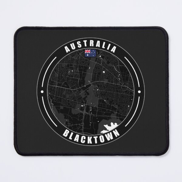 Item preview, Blacktown Australia City Map  designed and sold by Thistle-TShop.