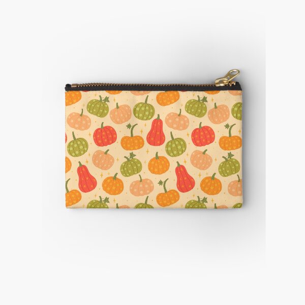 Item preview, patterned pumpkins and stars on cream background designed and sold by burbura.