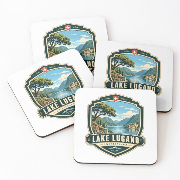 Item preview, Lake Lugano Switzerland Ticino Region Travel Souvenir designed and sold by Star3NowForMe.