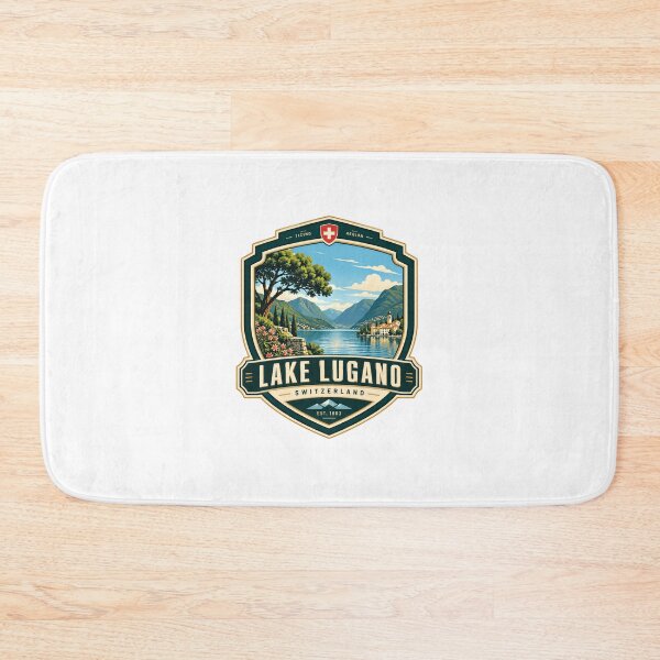 Item preview, Lake Lugano Switzerland Ticino Region Travel Souvenir designed and sold by Star3NowForMe.
