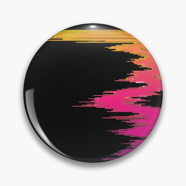 Item preview, Glitch Sunset Over Water Graphic designed and sold by YarningsandYear.