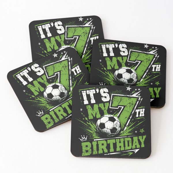 Item preview, It's My 7th Birthday Soccer Seven Year Old Celebration designed and sold by SkeletonsDanger.