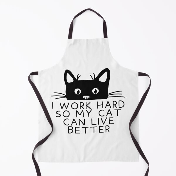 Item preview, I work hard so my cat can live better designed and sold by Dmo3HarkoArt.