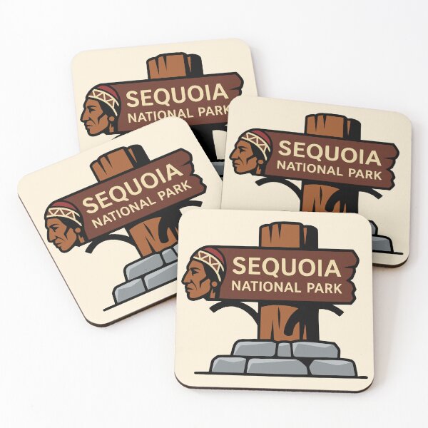 Item preview, Sequoia National Park Wooden Sign designed and sold by Travelpeak.